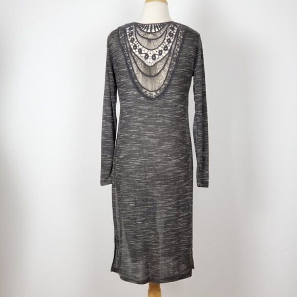 Women's Long Cardigan Gray - Picture 2 of 6